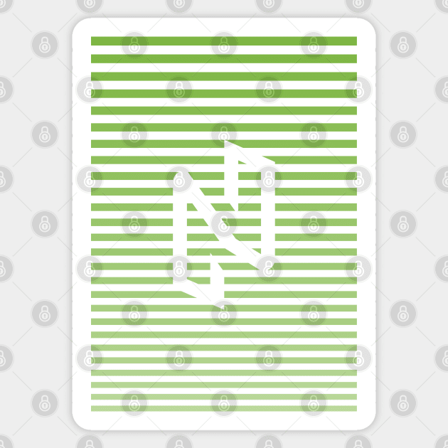 NULS Stripes Sticker by NalexNuls